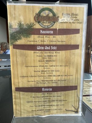 Menu photo 2 Gasthaus Bavarian Hunter Stillwater, MN