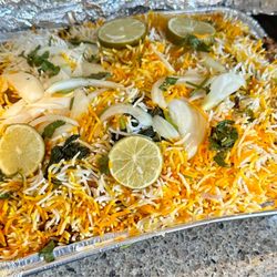 Goat Biryani Family Portion