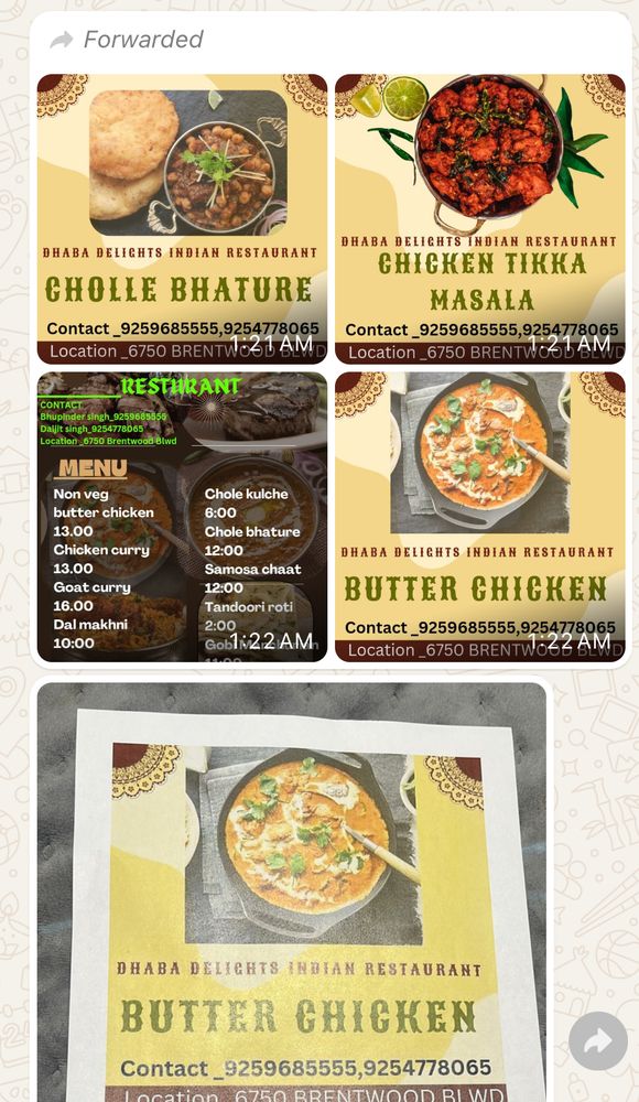 Dhaba Delights Indian Restaurant Logo
