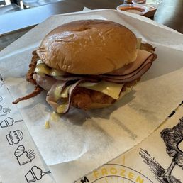 Chicken Cordon Bleu Sandwich