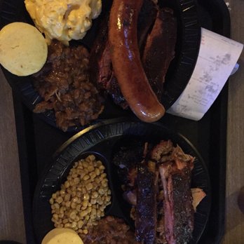 Captains BBQ - Two Grand Slam Combos (2x brisket , 2x ribs, pulled pork and kielbasa) - Barbeque Near Me - Palm Coast, Florida