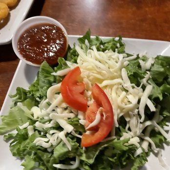 Roma's Italian Restaurant - Salad with House Italian - Italian Near Me - Guthrie, Oklahoma