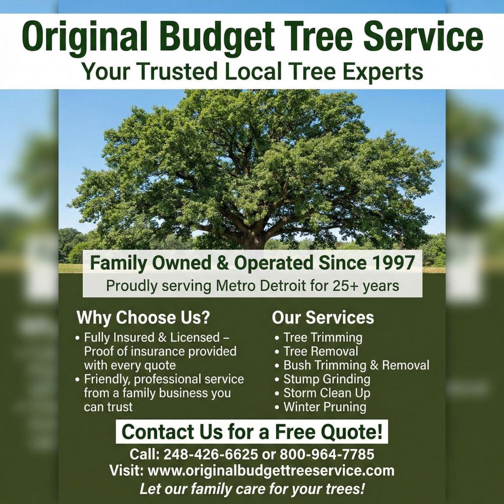 The Original Budget Tree Service - tree service in Farmington Hills, MI