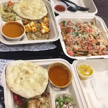 Sigri Indian BBQ - Rice bowls and bruschetta fries. - Indian Near Me - Newark, New Jersey