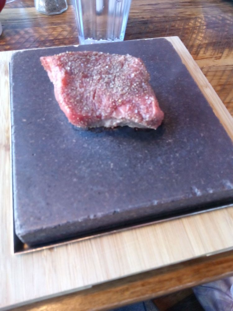 Food from Maverick's Steak and Cocktails