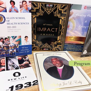 Minuteman Press - Program Books - Printing Services Near Me - La Palma, California Minuteman Press - Program Books - Printing Services Near Me - La Palma, California