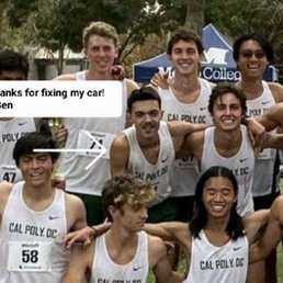 Ben says his Escape ran great on the drive back to San Luis Obispo with his teammates. Ben says his Escape ran great on the drive back to San Luis Obispo with his teammates.