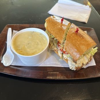 Willows Deli - Godfather baguette and soup of the day - Delis Near Me - Redmond, Washington