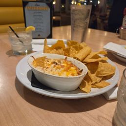 Way more chips than dip but good. Way more chips than dip but good.