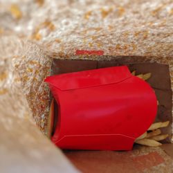 McDonald's - Fries flipped upside down in bag