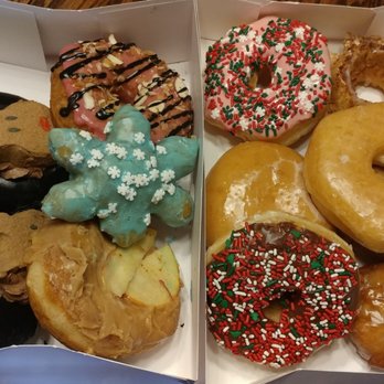 A & H Donuts - Funkytown on left A&H on right. Funkytown was more than 2x the cost. - Donuts Near Me - Fort Worth, Texas