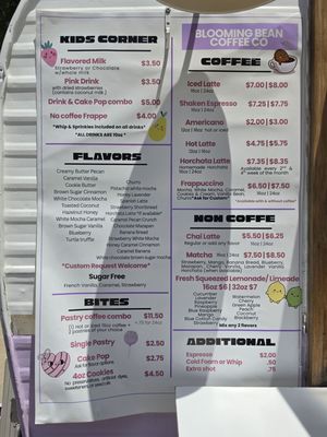 Menu photo 2 Blooming Bean Coffee San Antonio, TX