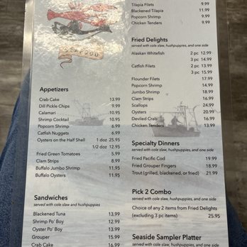 Greene's Seafood - Menu - Seafood Markets Near Me - Bristol, Virginia
