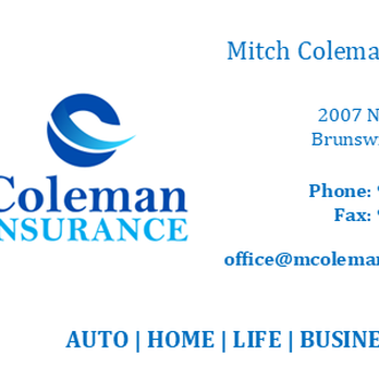 Mitch Coleman - We'd love to chat and see how we may be able to assist you! - Home & Rental Insurance Near Me - Brunswick, Georgia Mitch Coleman - We'd love to chat and see how we may be able to assist you! - Home & Rental Insurance Near Me - Brunswick, Georgia