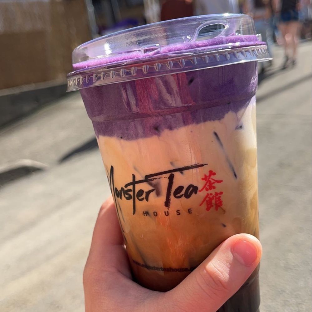 Monster Tea House - Ube Latte - Bubble Tea Near Me - Portland, Oregon Monster Tea House - Ube Latte - Bubble Tea Near Me - Portland, Oregon