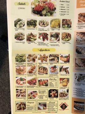 Menu photo 2 Toyo Sushi Torrance, CA