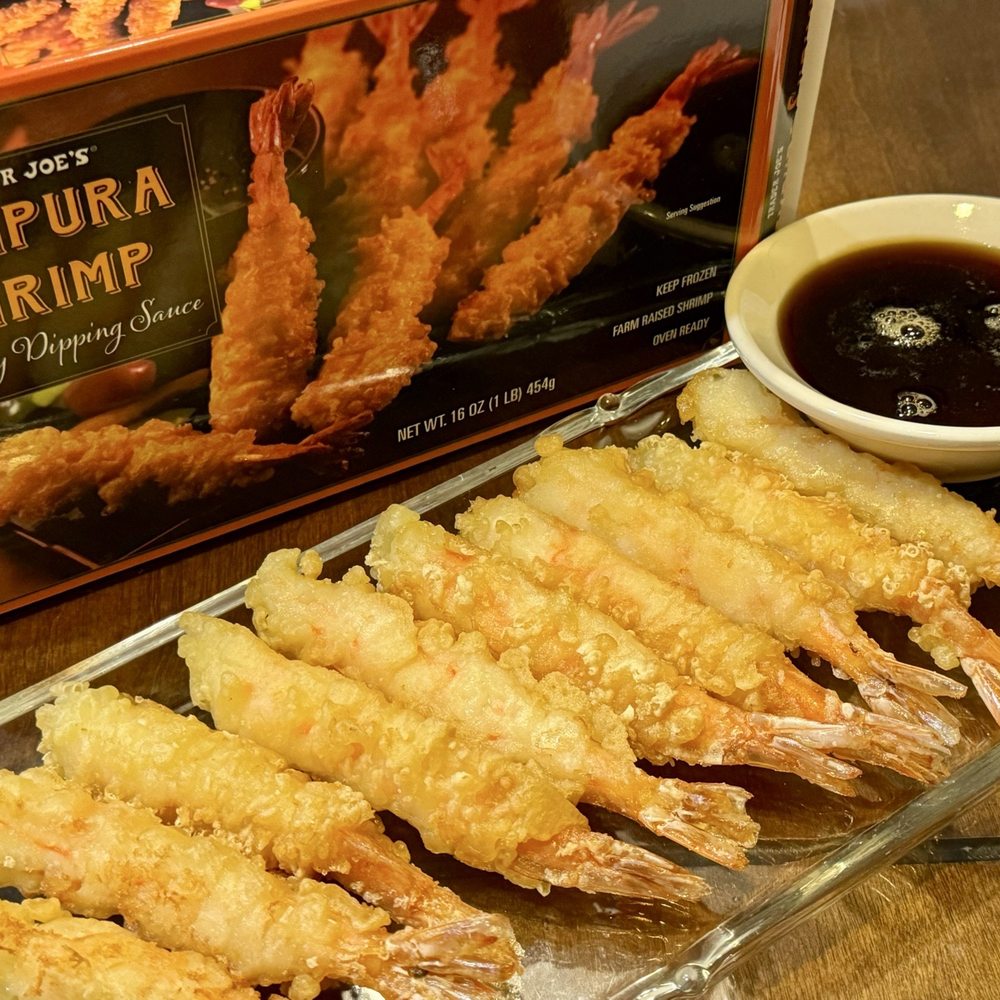 Trader Joe's - 11.06.24 Tempura Shrimp w/ dipping sauce $7.99 - Grocery Near Me - Roseville, California Trader Joe's - 11.06.24 Tempura Shrimp w/ dipping sauce $7.99 - Grocery Near Me - Roseville, California