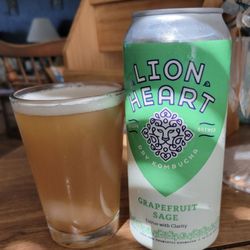 Lion Heart Kombucha - Grapefruit Sage Kombucha from Lion Heart!