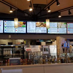 Taco Felix 2 - The menu as seen from the seating area.