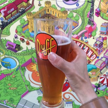 Duff Brewery Beer Garden - Standard Duff beer (we don't do light). - Beer Gardens Near Me - Universal City, California