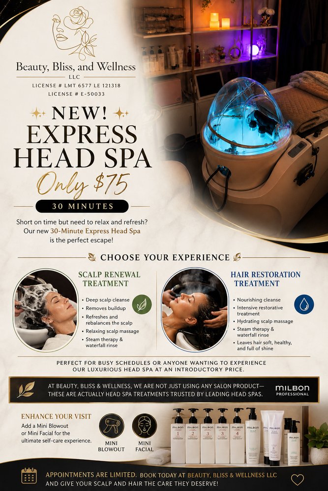 Beauty, Bliss and Wellness by Patricia Logo