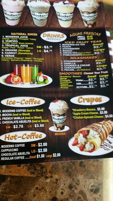 Menu photo 5 Moderns Cafe La Puente, CA
