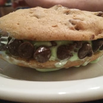 Union Social Eatery - Mint chocolate ice cream sandwich! Lots of chocolate chips! - American Near Me - Toronto, Ontario