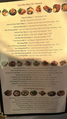 Menu photo 2 Lang Nuong San Jose, CA