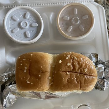 Big Hoffas - 1/2 lb pulled pork, 2 sides, 2 garlic rolls wrapped for take home - Barbeque Near Me - Westfield, Indiana Big Hoffas - 1/2 lb pulled pork, 2 sides, 2 garlic rolls wrapped for take home - Barbeque Near Me - Westfield, Indiana