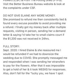 From the Potting Shed - Google review 1/4