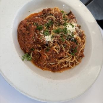 Bella Siena - Spaghetti bolognese with sausage - Italian Near Me - Benicia, California