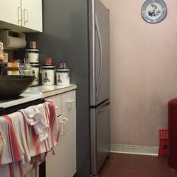 Pequannock Appliance - Notice how TIGHT the clearance is above - Glenn measured this so I got the largest machine I could get with enough room to dissipate heat.