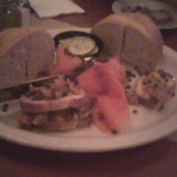 Piper's Pub - Salmon Platter - British Near Me - Pittsburgh, Pennsylvania Piper's Pub - Salmon Platter - British Near Me - Pittsburgh, Pennsylvania