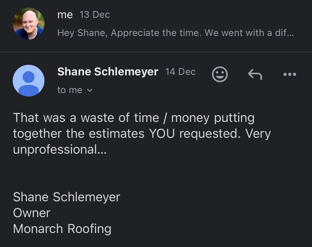 Slide of Monarch Roofing