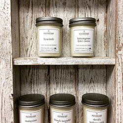 The Beauty Window - Hand poured, soy candles in mason jars!