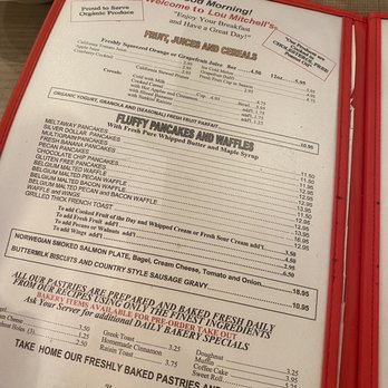 Lou Mitchell's - Menu - Breakfast & Brunch Near Me - Chicago, Illinois