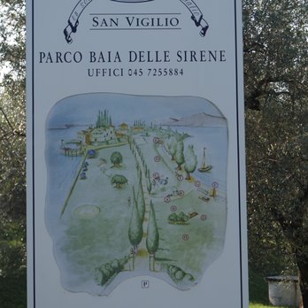 Parco Baia delle Sirene - Ein Lageplan - Beaches Near Me - Garda, VR