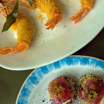 Orla by Michael Mina  - Shrimp & Tuna Falafel - Middle Eastern Near Me - Santa Monica, California
