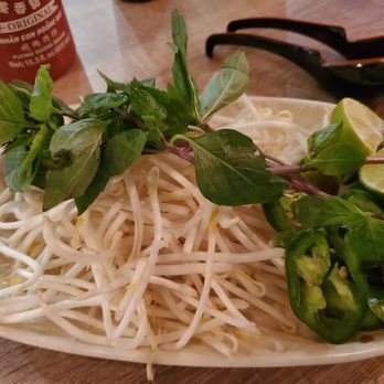 Pho Saigon 8 - fresh garnishes - Vietnamese Near Me - Las Vegas, Nevada
