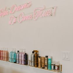 We pride ourselves on using the best quality products to help ensure your hair's integrity throughout your entire service!