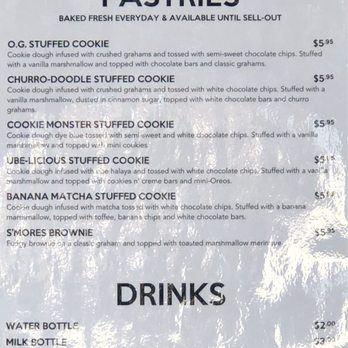 S'moreology - Menu (Pastries) - Desserts Near Me - West Covina, California