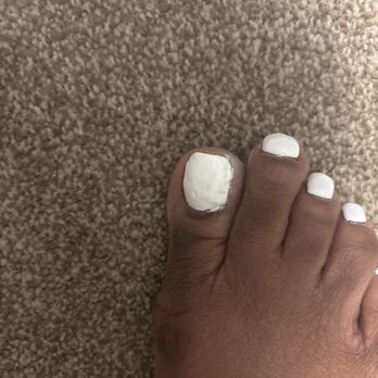 Georgia Girl Nails - Look at my polish on my big toe! I just got out the shower getting the extra polish off of my feet , toes and ankles - Nail Salons Near Me - Lithonia, Georgia