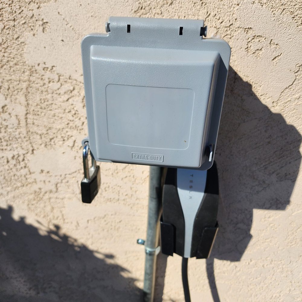 Waterproof enclosure with lock