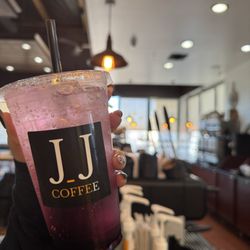Just Java Coffee - Italian Soda w/ cherry flavor