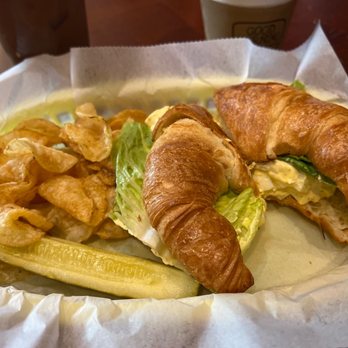 Triple Moon Coffee - Egg salad on a croissant - Coffee & Tea Near Me - Middletown, Ohio