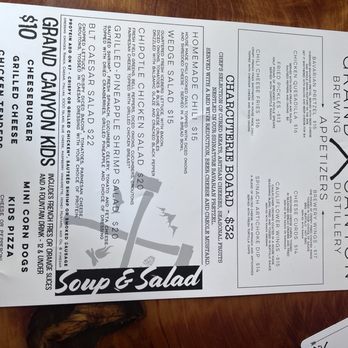 Grand Canyon Brewing & Distillery - Menu - Brewpubs Near Me - Page, Arizona Grand Canyon Brewing & Distillery - Menu - Brewpubs Near Me - Page, Arizona
