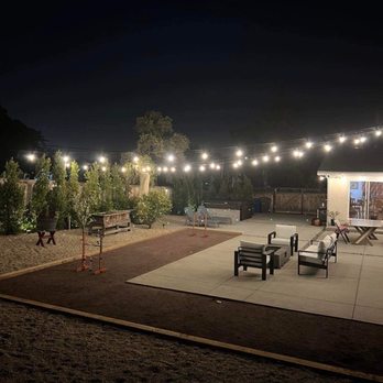 Brookside Landscape Design - This is truly outdoor living space.  A gas line was put in for the fire pit and the grill...no more propane runs. - Landscaping Near Me