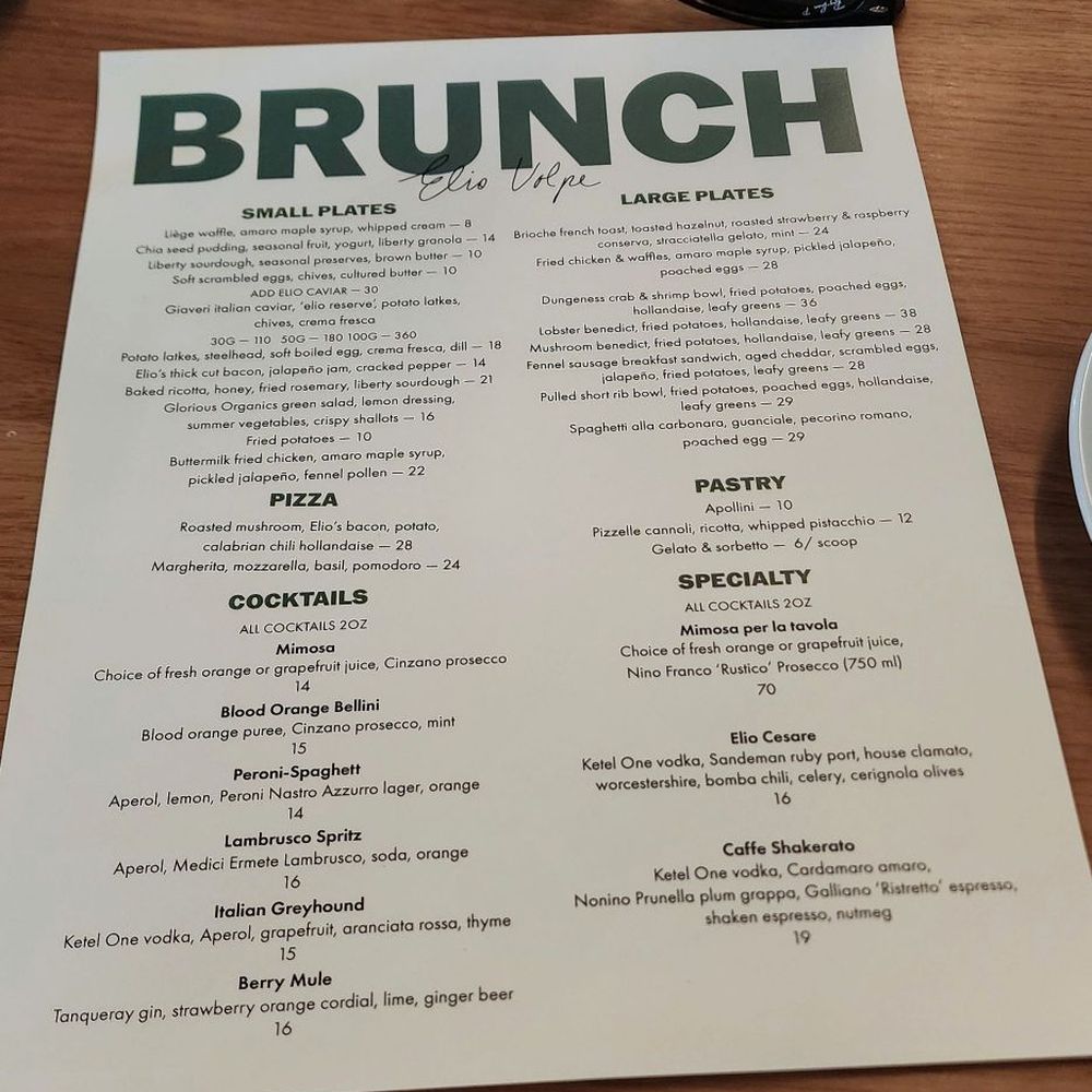 Osteria Elio Volpe - Weekend brunch 10am - 2pm - Italian Near Me - Vancouver, British Columbia Osteria Elio Volpe - Weekend brunch 10am - 2pm - Italian Near Me - Vancouver, British Columbia