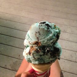 Conehead's Ice Cream - Cookie Monster- the best flavor here!