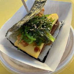 Surf & turf musubi $10 Surf & turf musubi $10